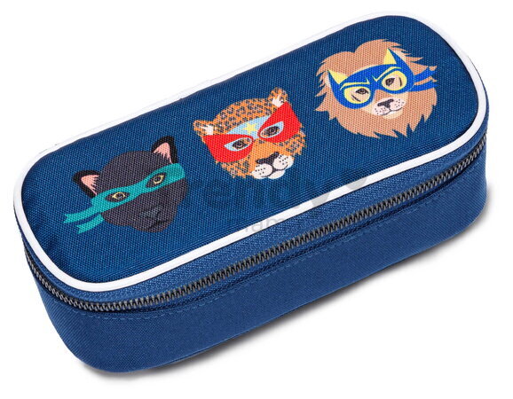 Školský peračník Pencil Box Supercats Jeune Premier ergonomický luxusné prevedenie 22*7 cm