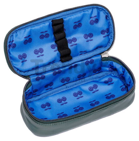Školský peračník Pencil Box Puffer Green Jeune Premier ergonomický luxusné prevedenie 22*7 cm