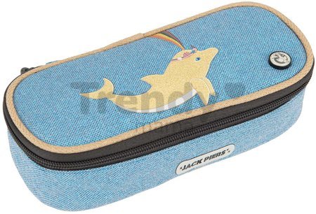 Školský peračník Pencil Case Dolphin Jack Piers ergonomický luxusné prevedenie od 2 rokov 20*6*9 cm