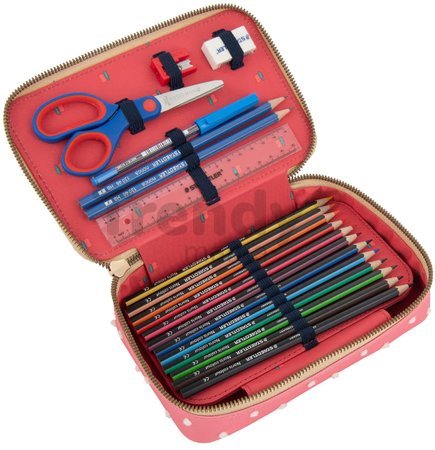 Školský peračník Pencil Box Filled Ballerina Jeune Premier ergonomický luxusné prevedenie 20*7 cm