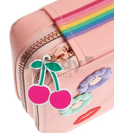 Školský peračník Pencil Box Filled Lady Gadget Pink Jeune Premier ergonomický luxusné prevedenie 20*7 cm