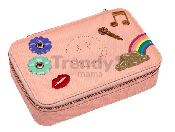 Penar școlar umplut Pencil Box Filled Lady Gadget Pink Jeune Premier design ergonomic, luxos 20*7 cm