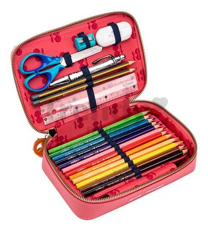 Školský peračník Pencil Box Filled BFF Blue Jeune Premier ergonomický luxusné prevedenie 20*7 cm