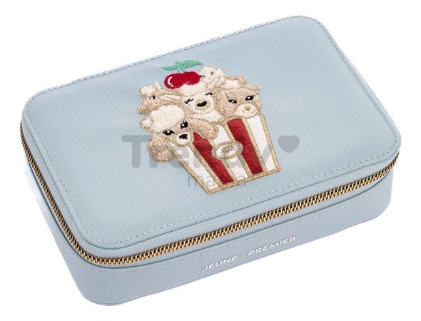 Školský peračník Pencil Box Filled Popcorn Jeune Premier ergonomický luxusné prevedenie 20*7 cm