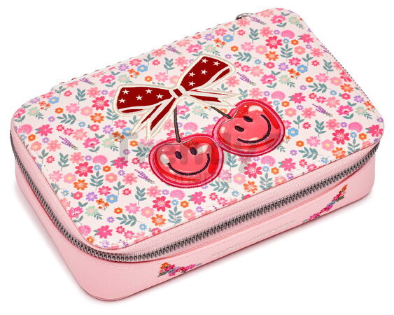 Školský peračník Pencil Box Filled Berry Cute Jeune Premier ergonomický luxusné prevedenie 20*7 cm