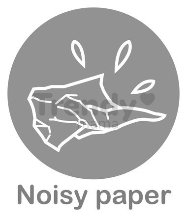 Plyšový somárik s hryzátkom Les Amis Regliss Kaloo hrkajúci a šuštiaci v darčekovom balení 16 cm modrý od 0 mesiacov