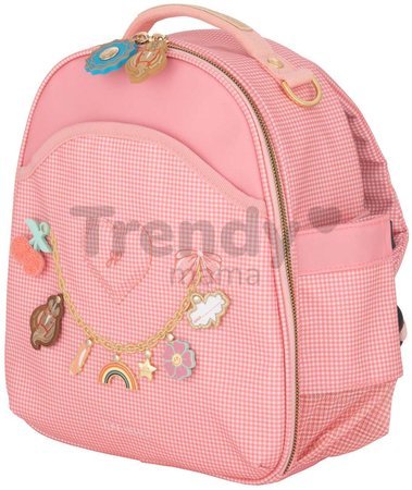 Školská taška batoh Backpack Ralphie Vichy Love Pink Jeune Premier ergonomický luxusné prevedenie 31*27 cm