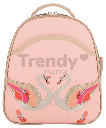 Školská taška batoh Backpack Ralphie Pearly Swans Jeune Premier ergonomický luxusné prevedenie 31*27 cm