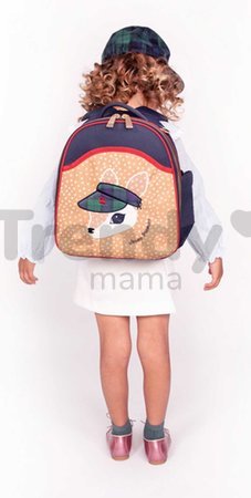 Školská taška batoh Backpack Ralphie Dashing Deer Jeune Premier ergonomická luxusné prevedenie 31*27 cm