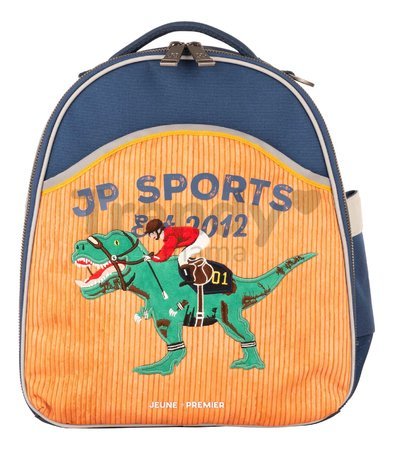 Školská taška batoh Backpack Ralphie Polo Dino Jeune Premier ergonomický luxusné prevedenie 32*28 cm
