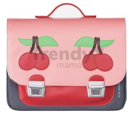 Školská aktovka Signature bag Midi Cherry Pink Jeune Premier ergonomická luxusné prevedenie 30*38 cm