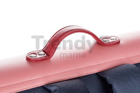 Školská aktovka Signature bag Midi Cherry Pink Jeune Premier ergonomická luxusné prevedenie 30*38 cm
