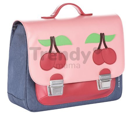 Školská aktovka Signature bag Midi Cherry Pink Jeune Premier ergonomická luxusné prevedenie 30*38 cm