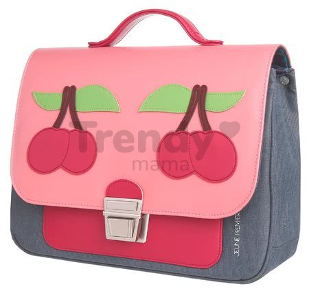 Školská aktovka Classic Mini Cherry Pink Jeune Premier ergonomická luxusné prevedenie 30*38 cm
