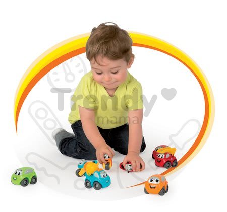 Motorka Vroom Planet Smoby rôzne farby dĺžka 8 cm na karte od 12 mes