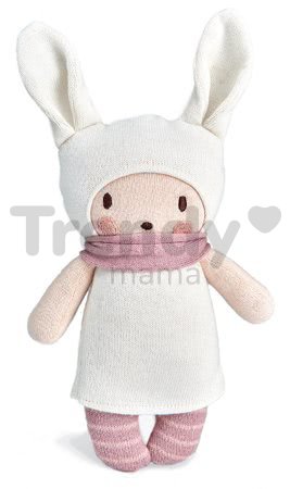 Bábika pletená ružová Baby Baba Knitted Doll ThreadBear 24 cm z jemnej a mäkkej bavlny v darčekovom balení od 0 mes