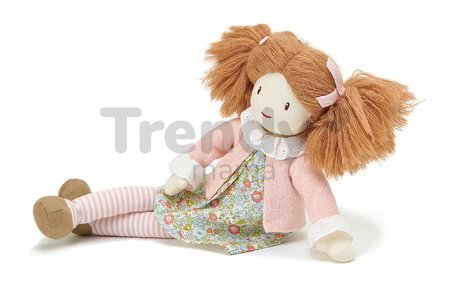 Bábika handrová Marty Rag Doll ThreadBear 35 cm z jemnej mäkkej bavlny s hnedými copmi