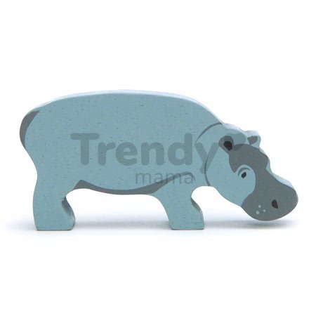 Drevený hroch Hippopotamus Tender Leaf Toys stojaci