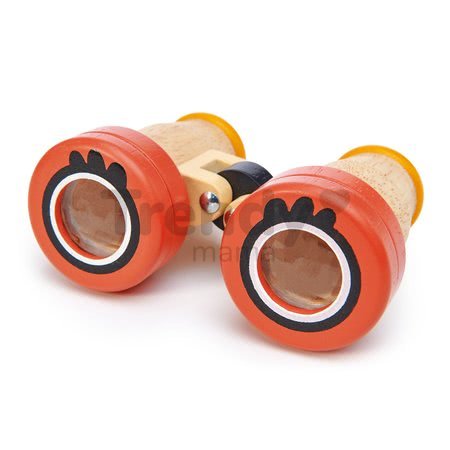 Drevený ďalekohľad s kaleidoskopom Safari Binoculars Tender Leaf Toys nastaviteľný