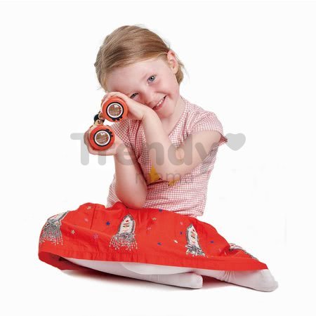 Drevený ďalekohľad s kaleidoskopom Safari Binoculars Tender Leaf Toys nastaviteľný