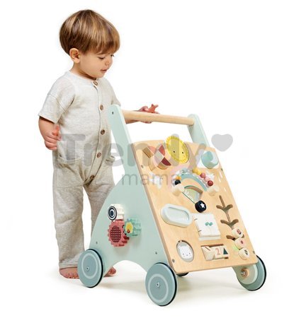 Drevené chodítko 4 ročné obdobia Sunshine Baby Activity Walker Tender Leaf Toys s predpoveďou počasia od 18 mes