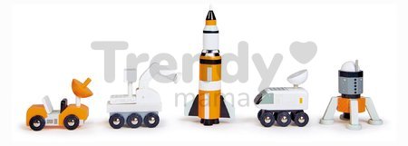 Drevené vesmírne vozidlá Space Voyager Set Tender Leaf Toys 5 druhov