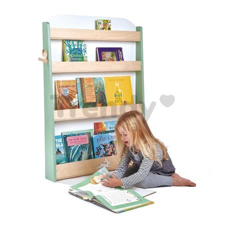 Drevená knižnica pre deti Forest Bookcase Tender Leaf Toys so 4 poličkami