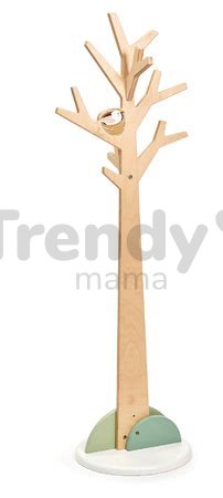 Drevený vešiak strom s konármi Forest Coat Stand Tender Leaf Toys s vtáčím hniezdom