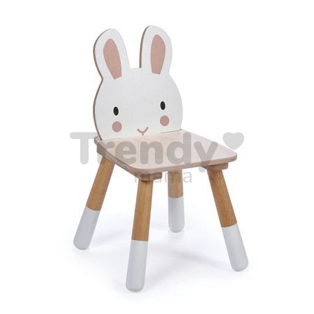 Drevená stolička zajac Forest Rabbit Chair Tender Leaf Toys pre deti od 3 rokov