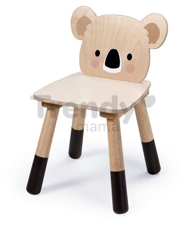 Drevená stolička medvedík Forest Koala Chair Tender Leaf Toys pre deti od 3 rokov