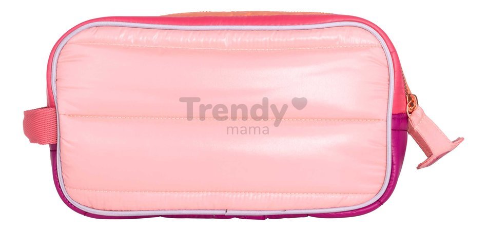 Cestovné puzdro kozmetická taštička Travel Pouch Puffer Pink Jeune Premier ergonomické luxusné prevedenie 25*12,5 cm