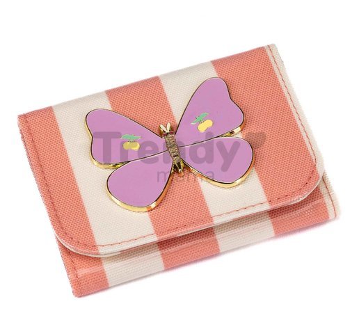 Peňaženka Wallet Butterfly Stripe Jeune Premier luxusné prevedenie 11*15 cm