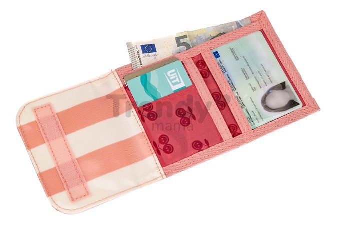 Peňaženka Wallet Butterfly Stripe Jeune Premier luxusné prevedenie 11*15 cm