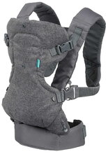 Nosič pre dieťa Flip Advanced 4v1 Convertible Carrier Grey Infantino 4 spôsoby nosenia sivý od 3,6-14,5 kg od 0 mes
