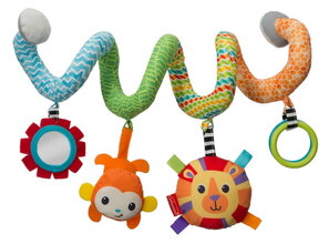 Špirála Džungla Spiral Activity Toy Infantino ku kočíku hrkajúce a šuštiace hračky od 0 mes INF005364-10