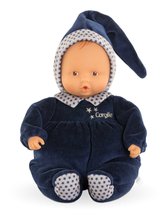 Bábika Babipouce Navy Blue Starry Dreams Mon Doudou Corolle s hnedými očami a špúliace ústočká 28 cm od 0 mes