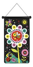 Magnetický terč Záhrada Garden Magnetic Dart Game Janod obojstranný so 6 magnetickými šípkami od 4 rokov
