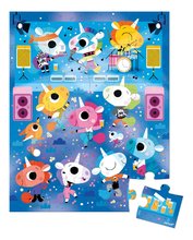 Puzzle v kufríku Jednorožec na koncerte Unicorns Rock Concert Janod 24 dielov
