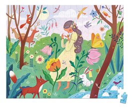 Puzzle v kufríku Matka Príroda Mother Nature Janod 200 dielov od 7 rokov