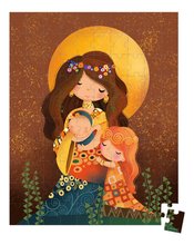 Puzzle v kufríku Inspired by Klimt Janod umelecké 100 dielov od 6 rokov