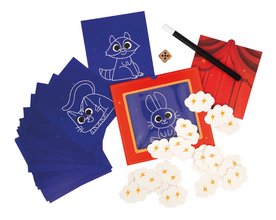 Spoločenská hra pre deti Magické divadlo Magic Theater Janod magnetická s ilustráciami