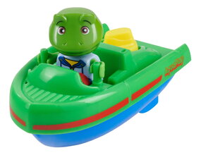 Felhúzható motorcsónak Sportboat AquaPlay 14 cm Nils béka figurával 24 hó-tól