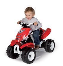 Štvorkolka X Power Smoby elektronická červená