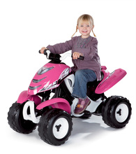Štvorkolka X Power Girl Smoby elektronická ružová