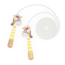 Švihadlo Jednorožec Unicorn Skipping Rope Applepop Janod s drevenými rúčkami J03377