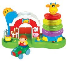 Farma so žirafou a zvieratkami Activity Kiddieland so svetlom a zvukom od 12 mes
