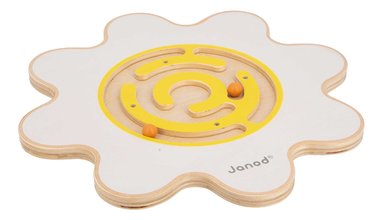 Balančná doska s labyrintom Kvet Flower Balance Board Sweet Cocoon Janod z masívneho dreva od 5 rokov J04049