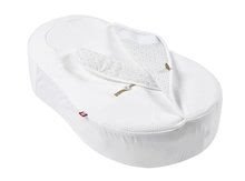 Pătură matlasată pentru cuibul bebelușului Cocoonacover™ Red Castle - Fleur de coton ® alb 