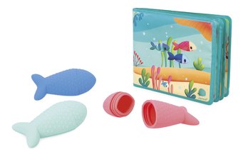 Knižka do vody Morský svet Under the Sea Party Janod mäkké leporelo od 10 mes J04733