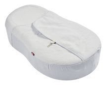 Dětská deka na hnízdo na spaní Cocoonacover™ Red Castle - Fleur de coton ® šedá prošívaná 048318